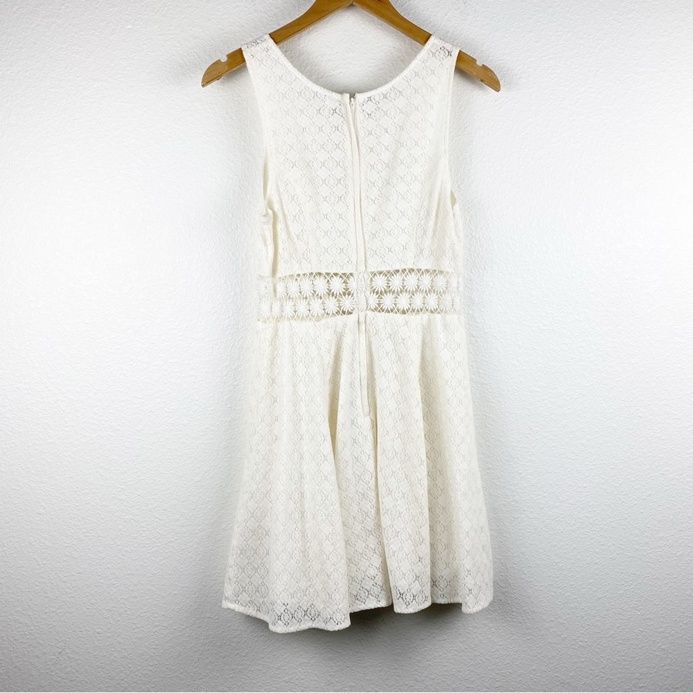 Free People Daisy Waist Mini Dress in White Size 8 - Picture 5 of 14